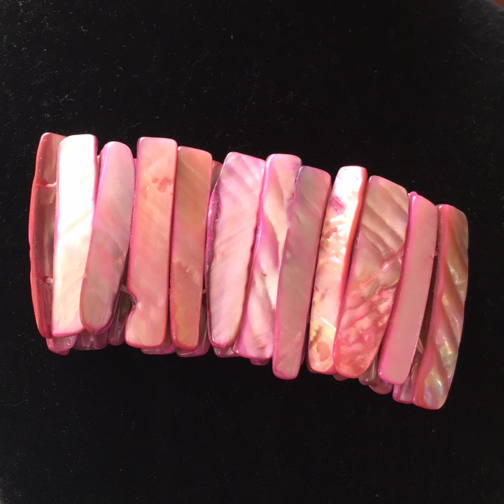 Pink Seashell Bracelet